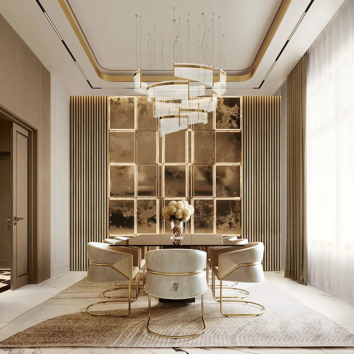 Golden Glow Dining Room | 16x12 Feet – Davinciya