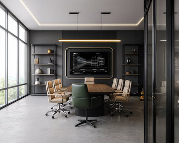 Contemporary Conference Room with Creative Leadership Focus