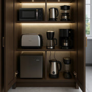 Modern Kitchen Pantry Cabinet with Organized Storage Solutions