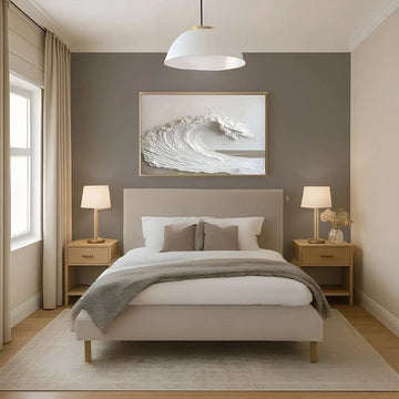 Premium Modern Minimalist Guest Bedroom Design with Neutral Elegance