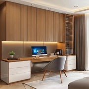 Contemporary Wooden Study Room Design
