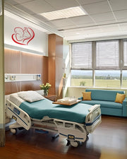 Bright & Family-Centered Maternity Recovery Room with Scenic View