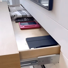 Wall-Mounted Floating TV Console with Hidden Storage Drawer