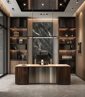 Sleek Contemporary Office Interior & Home Office Interior