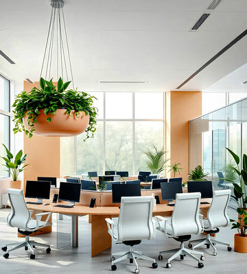 Terracotta-Inspired Biophilic Workhub with Circular Collaboration Zones