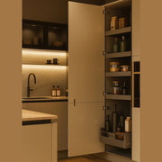 Modern Pantry Unit with Eco-Friendly Storage & Pull-Out Shelf