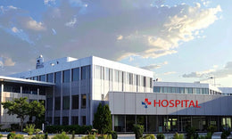 Functional Hospital with Modular Façade and Institutional Clarity