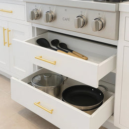 Functional Kitchen Drawer Unit with Utensil & Cookware Storage