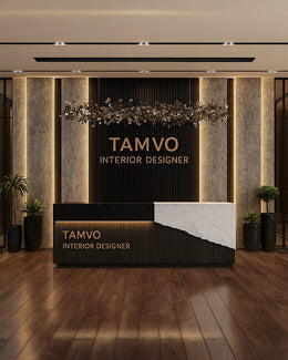Ultra-Luxury Reception with Dark Elegance & Warm Metallic Accents