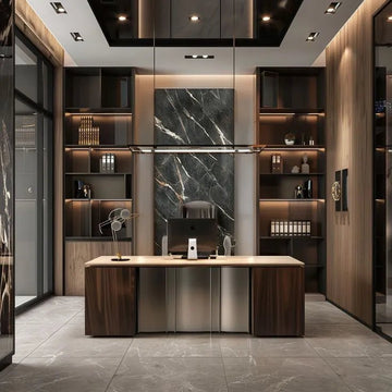 Sleek Office Interior & Home Office Interior