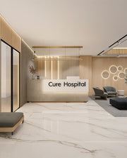 Luxury Minimalism – Hospital Reception Design