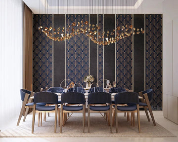 Navy Opulence Dining Room | 16x12 Feet