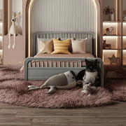Modern Kids Bedroom Design with Arch Niche and  Blush Tone