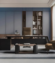 Executive Home Office with Modern Luxury Design