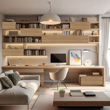 Scandinavian-Inspired Modern Study Room