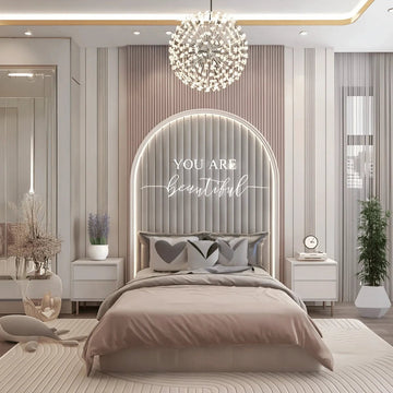 Modern Glam Kids Room with Soft Elegance