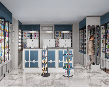 Contemporary Urban Pharmacy – Sleek, Stylish & Functional Design