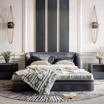 Inspired Kids Room with Bold Geometry & Luxe  Finishes