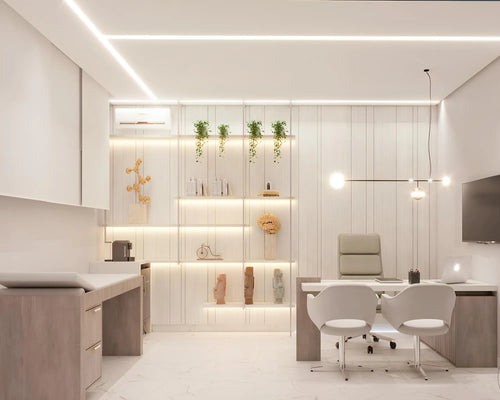 Contemporary Doctor's Consultation Room Design (Opd) Hospital Room Interior