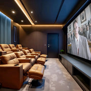 Premium Recliner-Style Home Theatre Room with  Luxe Acoustic Setup