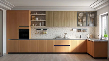 L-Shaped Kitchen with Utility Sink Corner