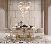 Luxe Spiral Dining Room | 16x12 Feet