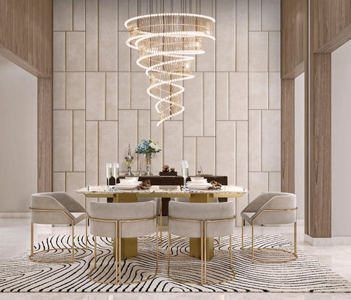 Luxe Spiral Dining Room | 16x12 Feet