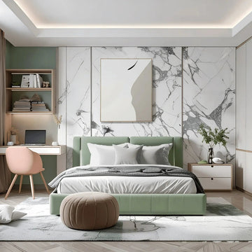 Modern Minimalist Kids Room with a Fresh Urban   Touch