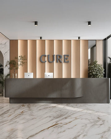 PREMIUM MINIMALIST RECEPTION – CURE HOSPITAL