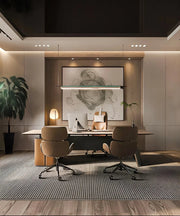 Luxurious Marble Home Office Interior