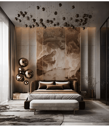 Luxurious Contemporary Master Bedroom