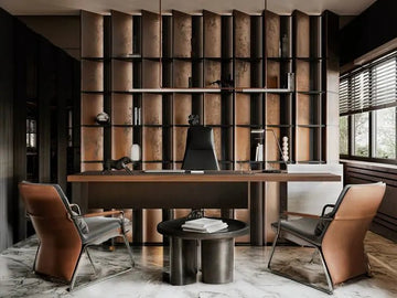 Modern Rustic Office Interior & Home Office Interior