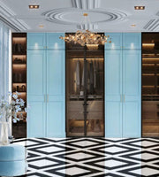 Neoclassical Contemporary Full-Wall Wardrobe - Display & Storage