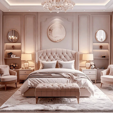 Elegant Blush Kids Room with Classic Luxe Influence