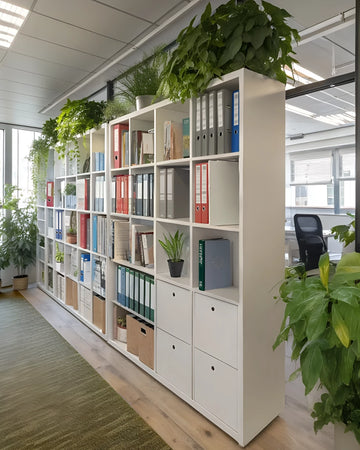 Biophilic Modular Office Storage System