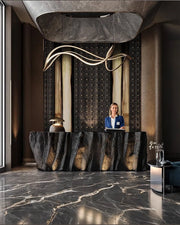 Sculpted Stone Luxury Reception Design