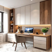 Blush & Beige Contemporary Study Room Design