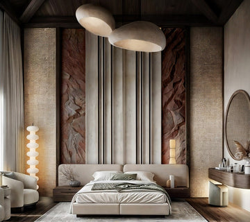 Wabi-Sabi Serenity: Earth-Inspired Modern Bedroom