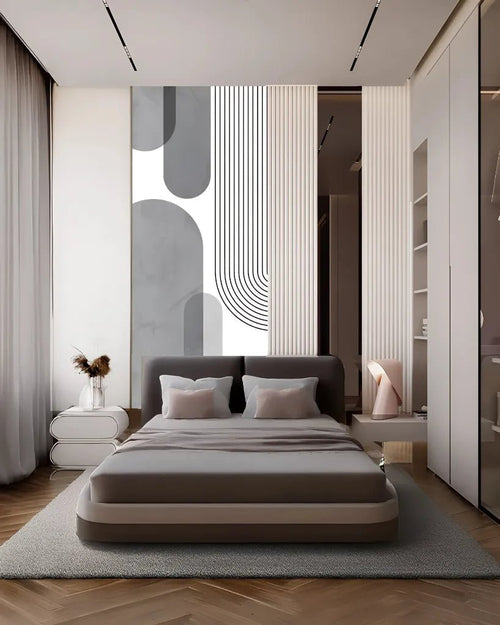Modern Artistic Contemporary Guest Bedroom