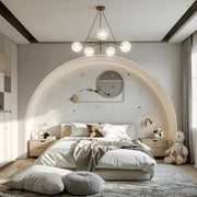Modern Kids Room with Celestial Arch & Scandinavian Touch