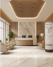 CURE WELLNESS LOBBY – MINIMALIST LUXURY DESIGN CONCEPT