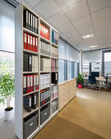 Modern Office Filing & Workspace Unit