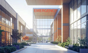 Contemporary Hospital Emergency Block with Courtyard Entry Design