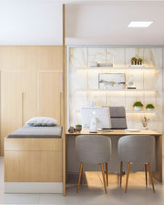 Minimalist Doctor’s Cabin with integrated OPD