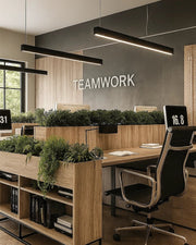 Urban Organic Workspace – Bold Functionality with a Touch of Green