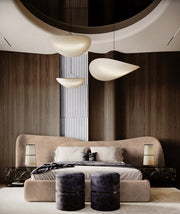 Sculptural Serenity in a Modern Luxury Bedroom