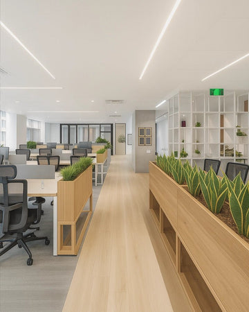 Lumina Workspace – Bright Minimalism with Natural Flow