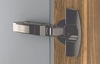 Hettich Obsidian Black Sensys Hinge - 24 mm - with Mounting Plate and Cover Cap