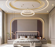 Bedroom with Monochromatic Elegance and Soft Textures