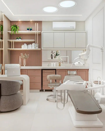 Contemporary Dental Clinic with Soft Pastel Accents